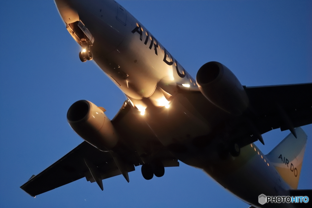 初めての夜活？夕活？　AIR DO