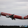 新千歳空港　生コンスポットより　AIR ASIA