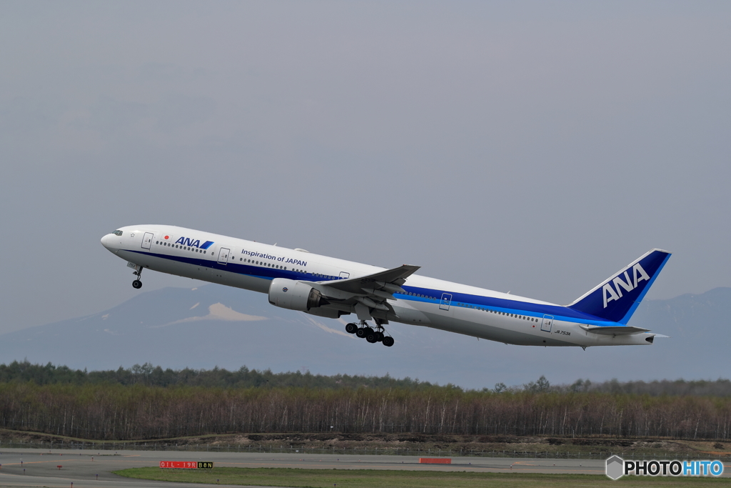 令和元年　撮り始め　新千歳空港　生コン　ANA