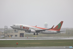 雨の日の新千歳空港　その２