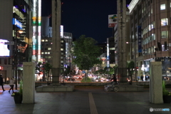 いつもの札幌駅前です。すすきの方面を見てみる