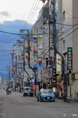 撮りたかった街角風景 In 旭川　S型組立鋼管柱　その１