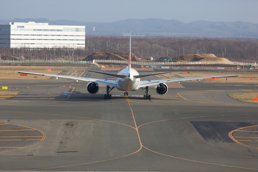 千歳空港での撮影　その１