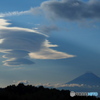 富士山×笠雲×つるし雲_20231020