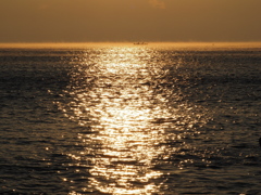 岬の朝　－朝陽を纏う－