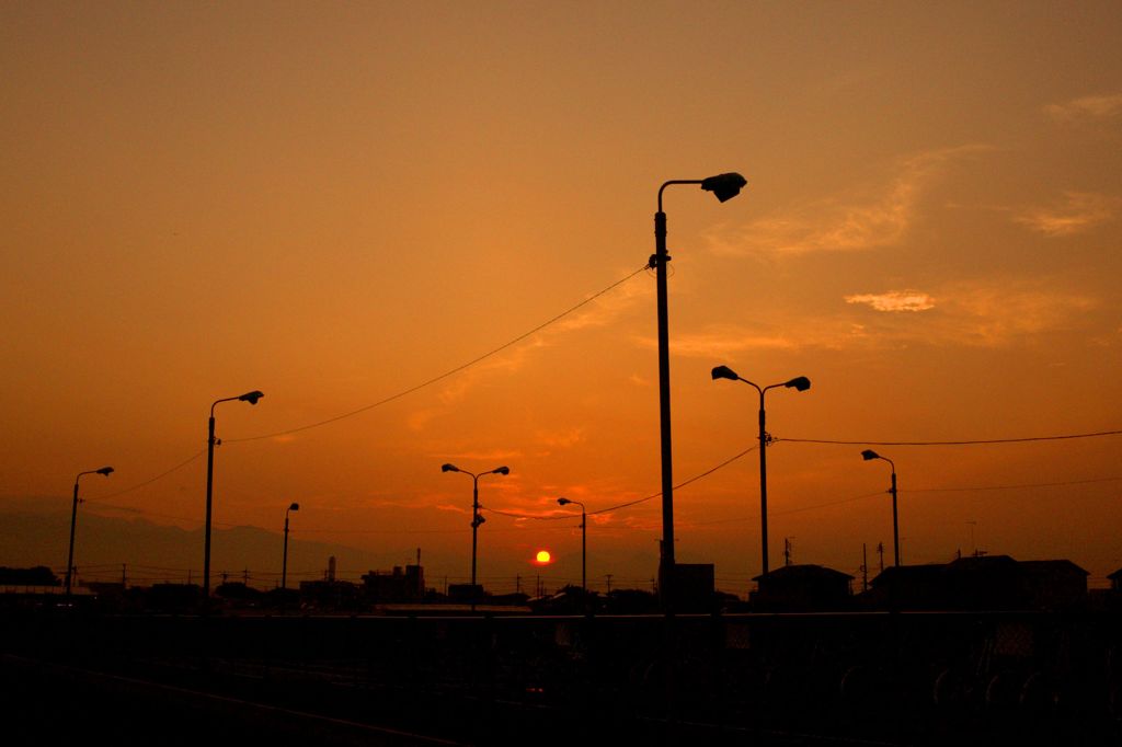 今日の夕景