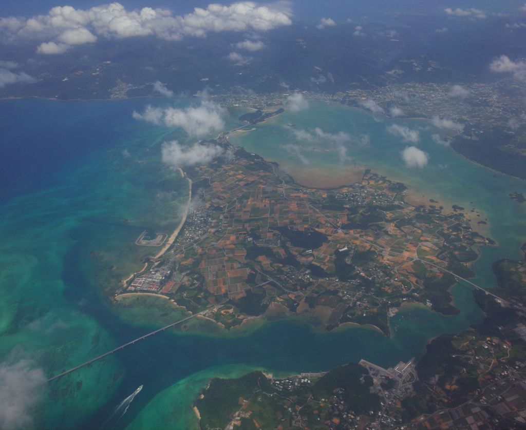 空からの屋我地島