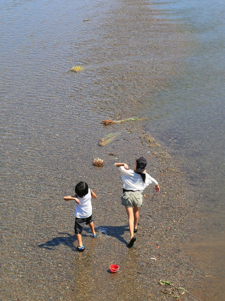 大きく振りかぶって