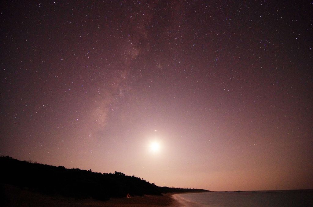 月夜の晩