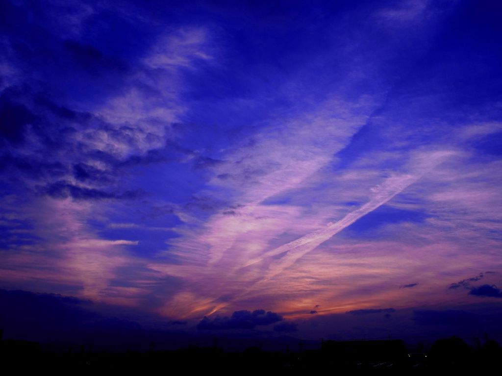 今日の夕景