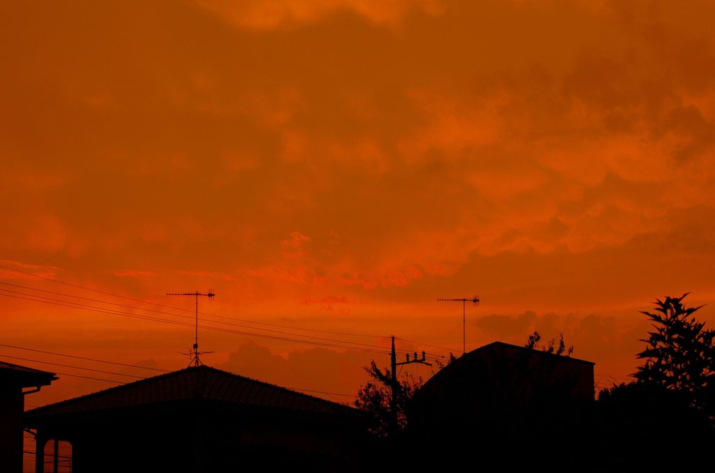 今日の夕景