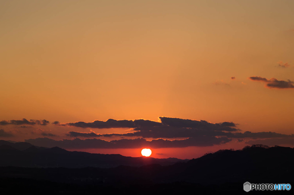 本日の夕日2(20160110)