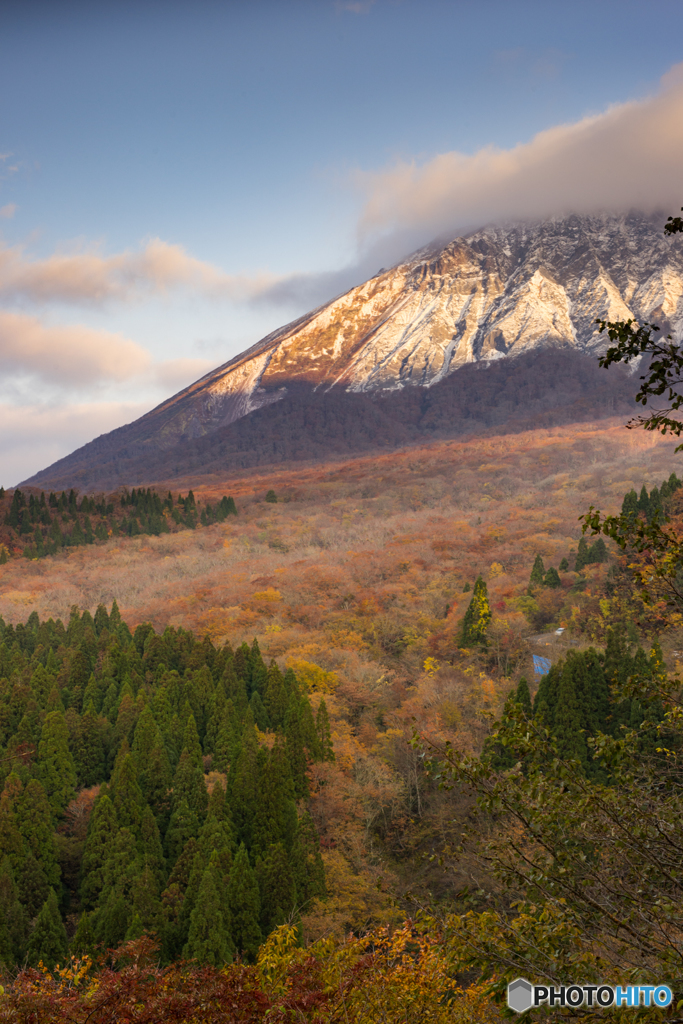 大山の紅葉<2>
