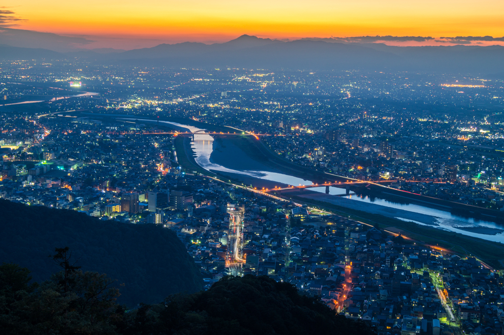 岐阜の夜景<1>