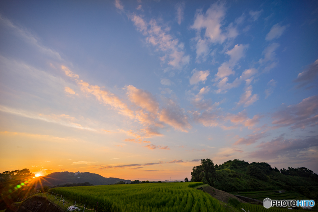 本日の夕日(20170827)