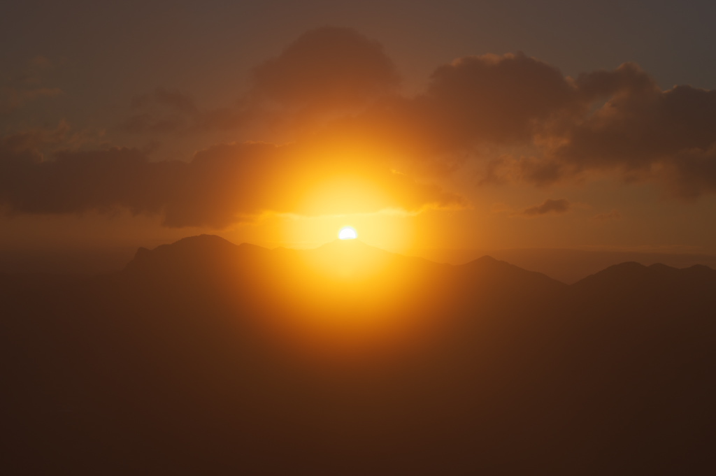 曽爾高原<その14>　本日の夕日