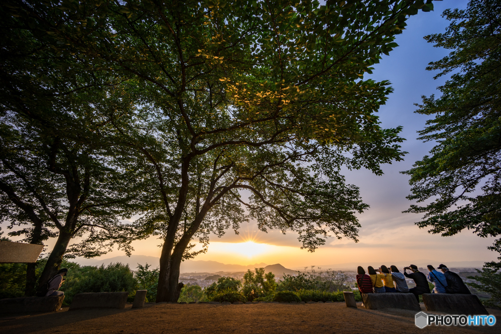 本日の夕日(20170514)