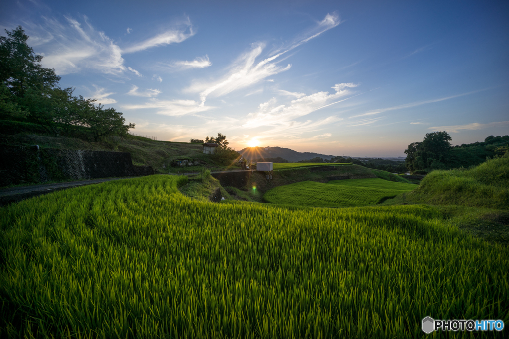 本日の夕日(20160807)