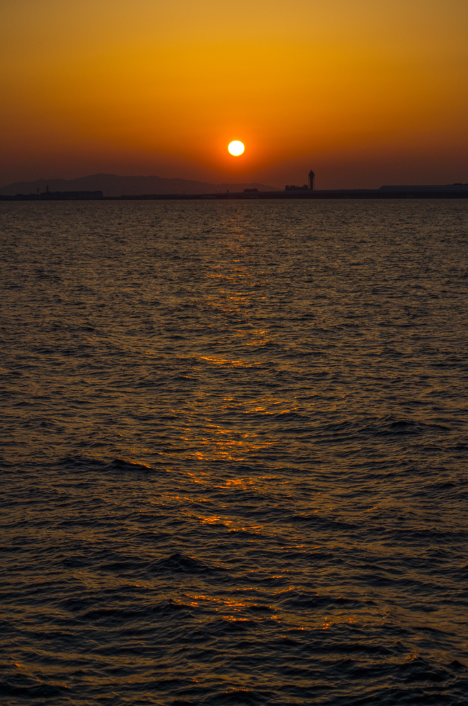 本日の夕日(20140510)