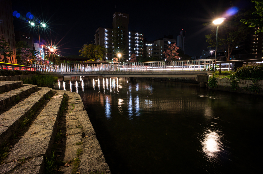 岡山市街の夜景<1>