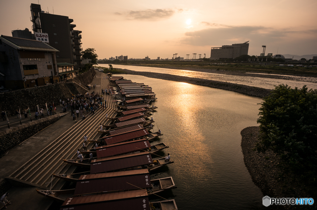 本日の夕日(20150809)