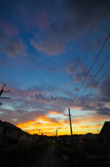 本日の夕焼け3(20130820)