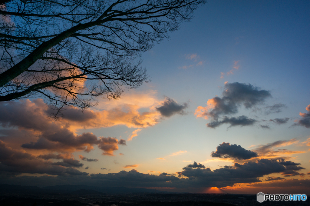夕雲(引き)