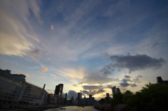 天満橋から大川
