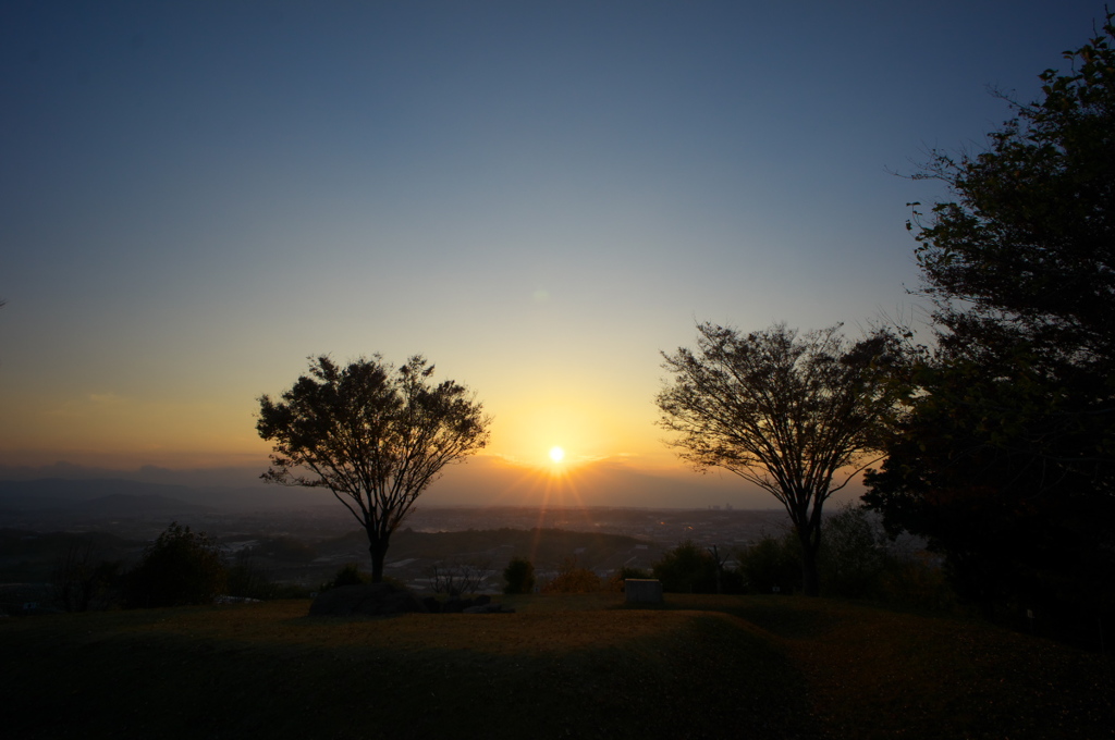 本日の夕日(20131201)