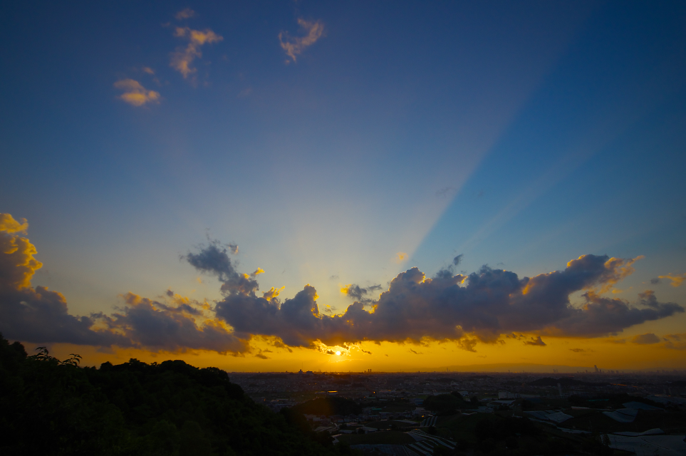 雲と空と光線と1
