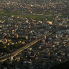 長良川夕景<8>