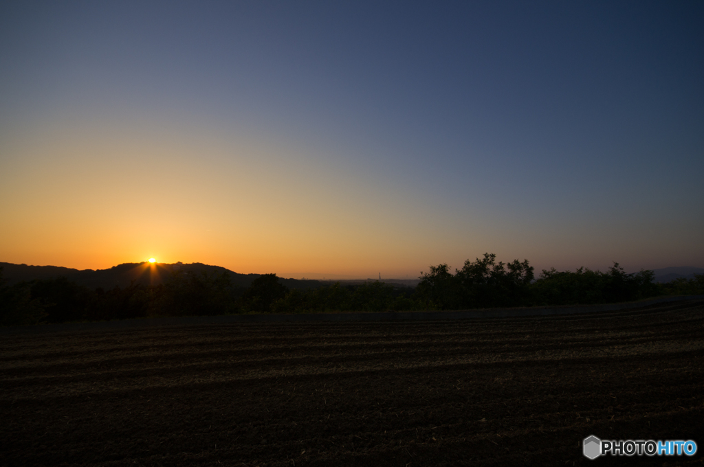 本日の夕日(20160518)