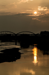 本日の夕日(20140720)