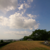 空と雲と自転車と