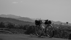 自転車で棚田へ