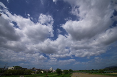 台風の後の雲２