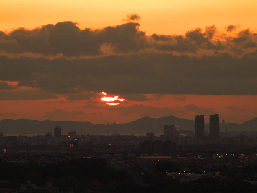 本日の夕日(20130421)　おまけ