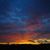 本日の夕焼け(20131026)