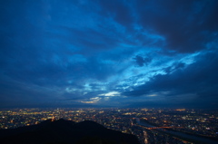 金華山からの夜景 <その1>