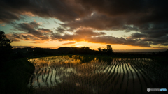 本日の夕焼け(20150628)<18mm>