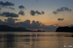青海島の夕景<4>