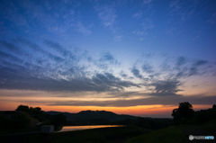 下赤坂棚田夕景<6>
