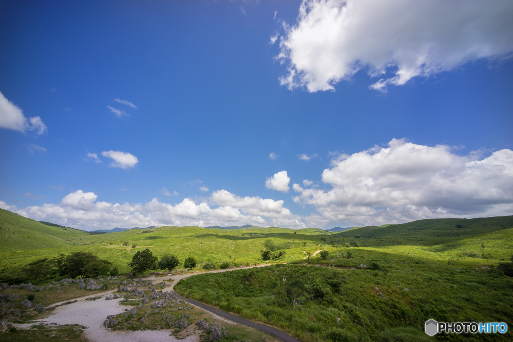 秋吉台の風景<1>