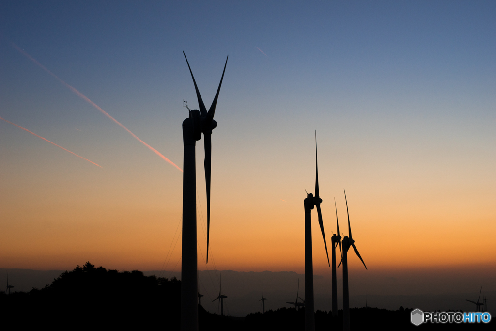 青山高原の風力発電所<4>