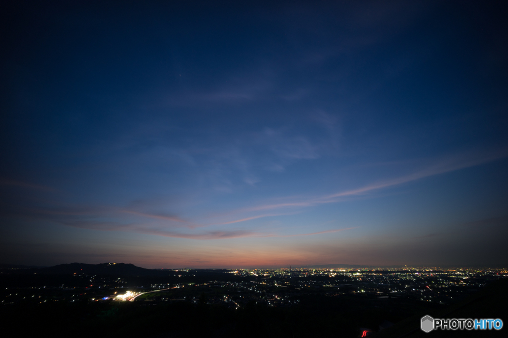 南河内の夕景<4>