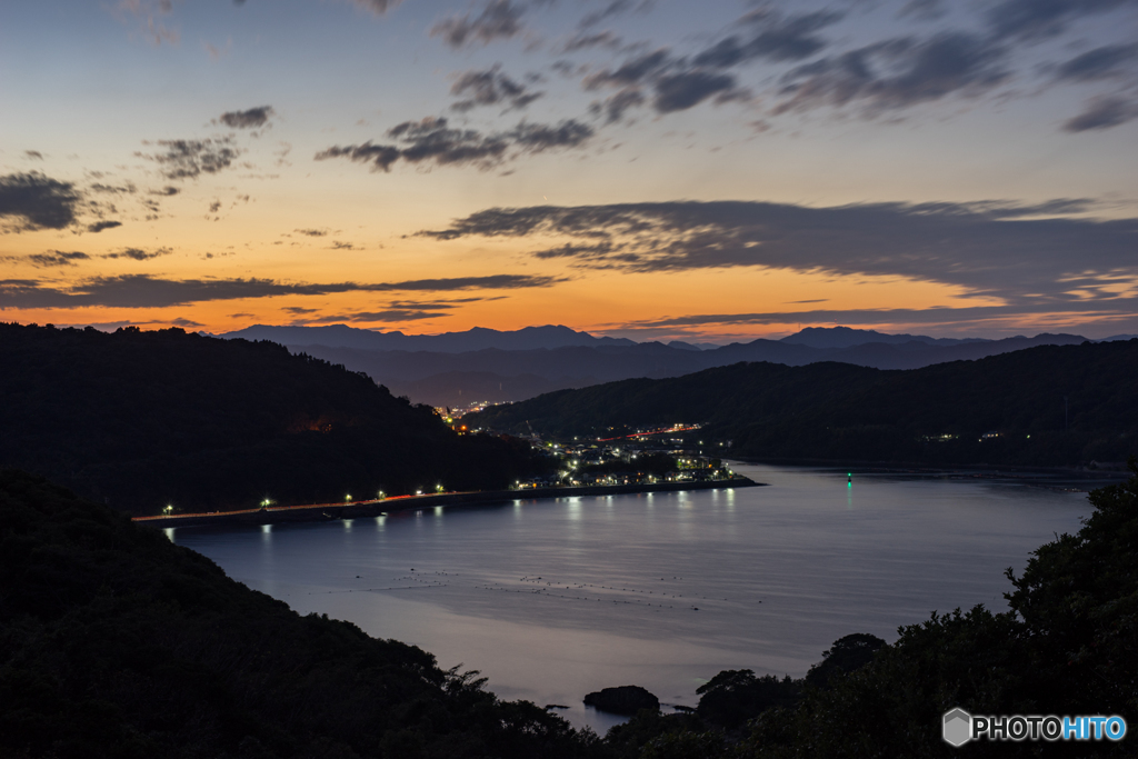細島の夕暮れ