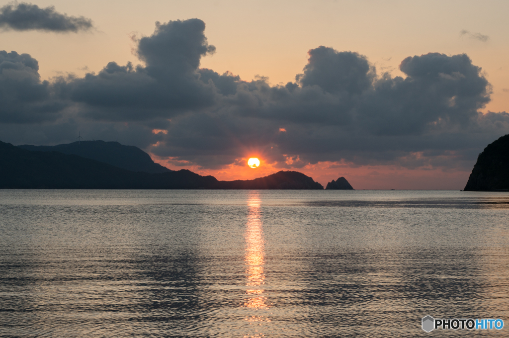 本日の夕日(20160817)