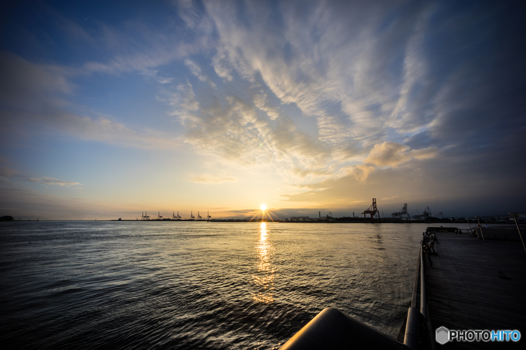 本日の夕日(20160709)