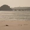 角島大橋と砂浜
