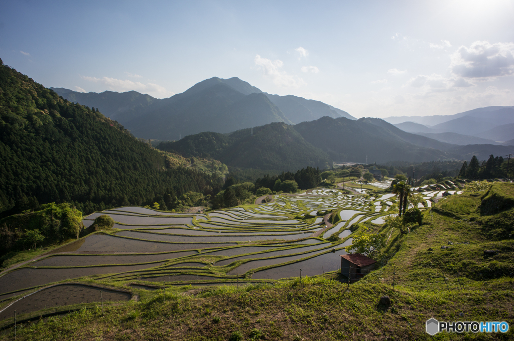 丸山千枚田の風景<2>
